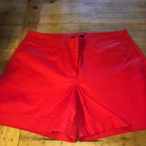Apt 9 red cuffed shorts sz 14
